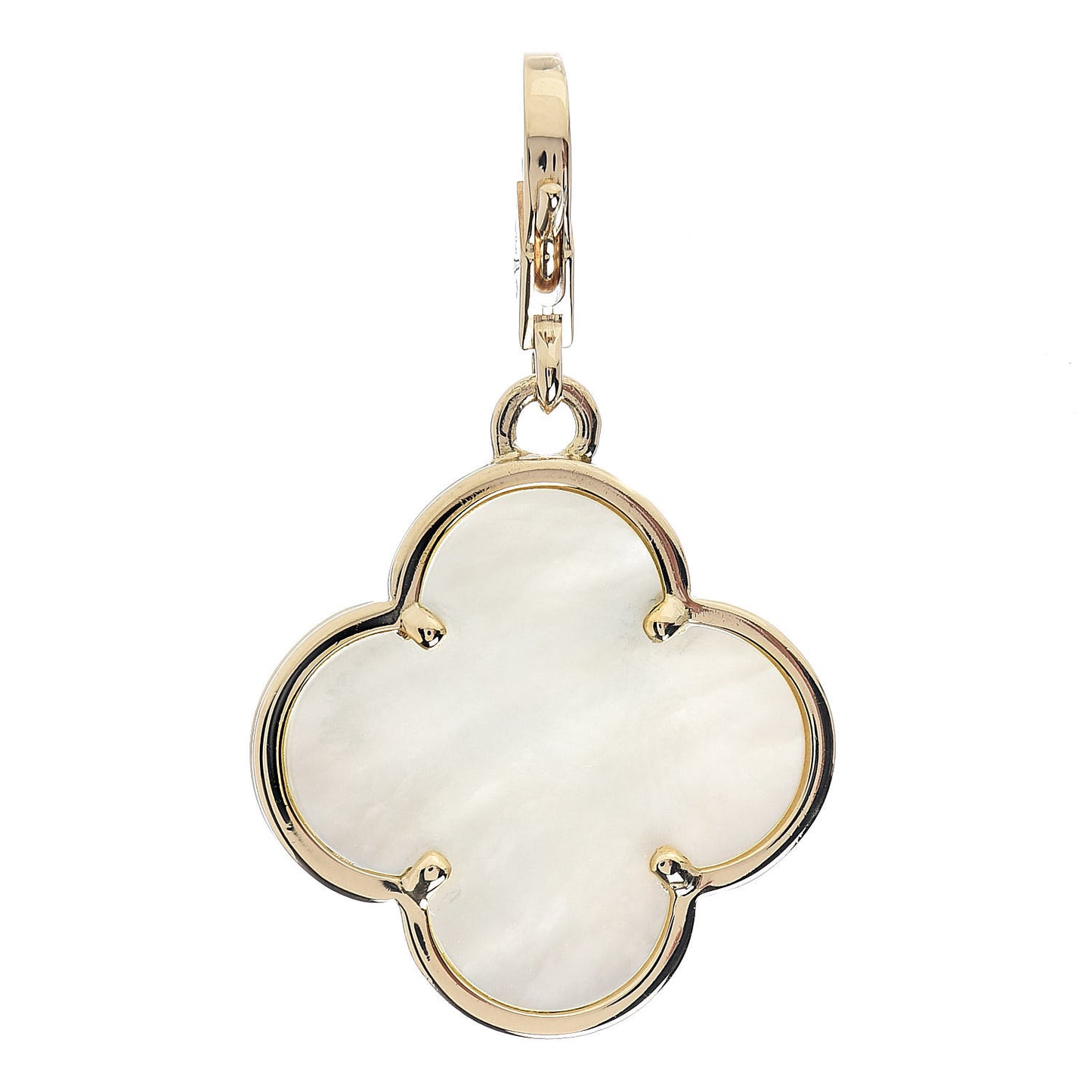 18K Yellow Gold Mother of Pearl Magic Alhambra Pendant