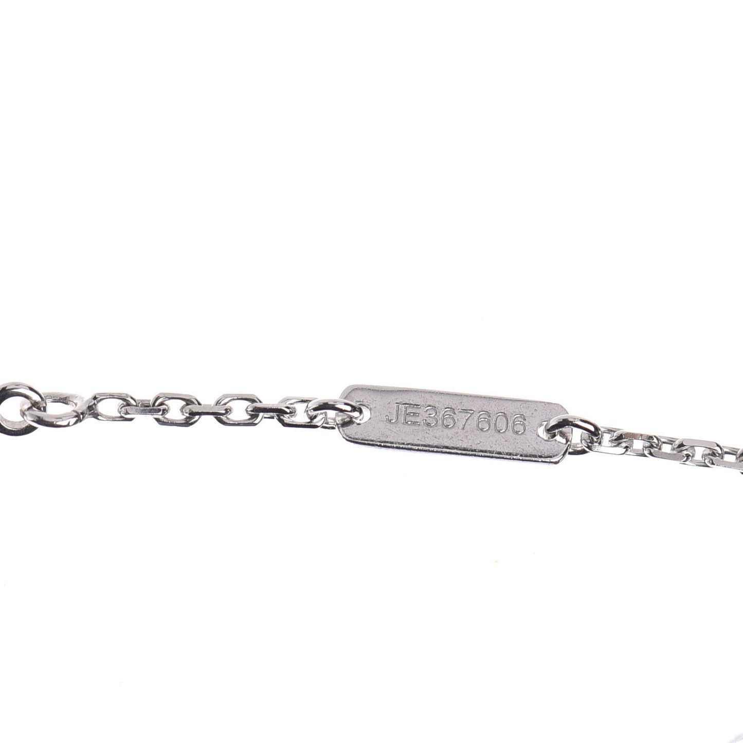 18K White Gold Diamond Small Lotus Pendant Necklace