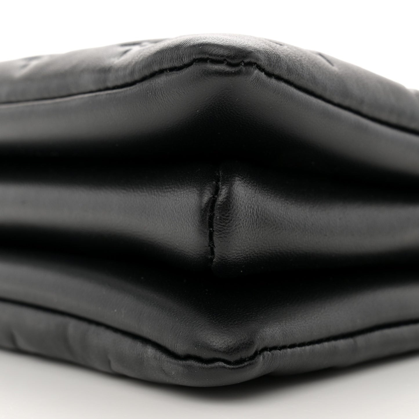 Lambskin Embossed Monogram Coussin BB Black