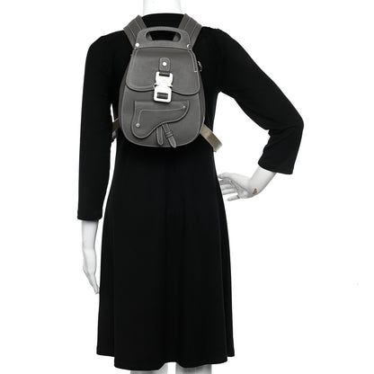 Christian Dior Grained Calfskin Mini Gallop Sling Bag Grey 2 of 10