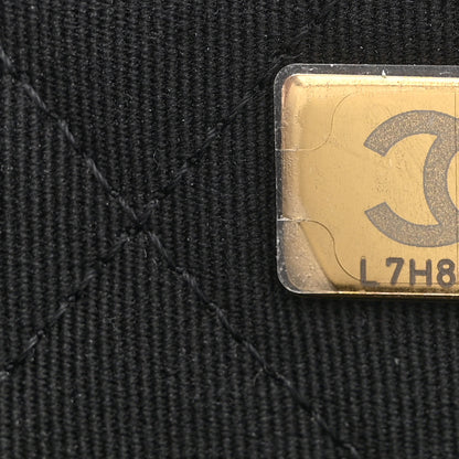 Chanel Raffia Dolce Raffia Flap Bag Black 7 of 11