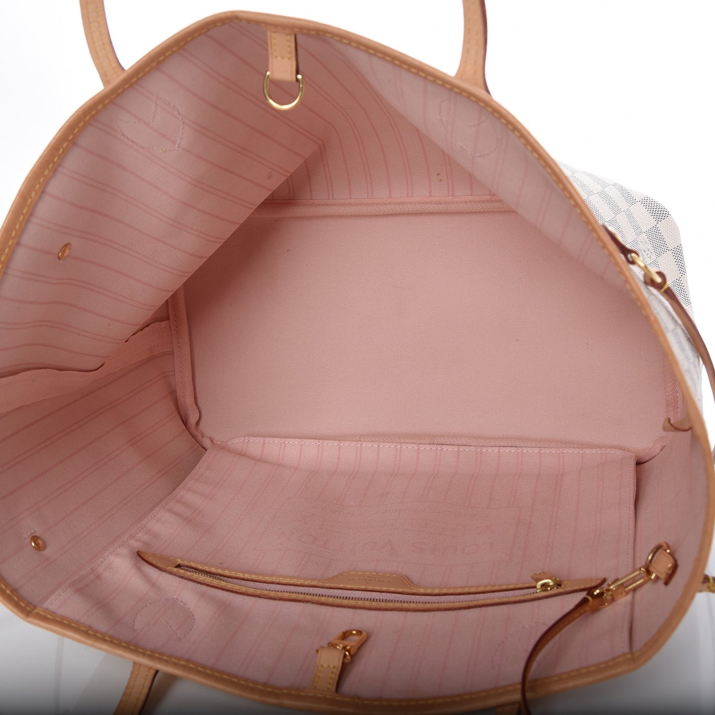 Damier Azur Neo Neverfull MM Rose Ballerine