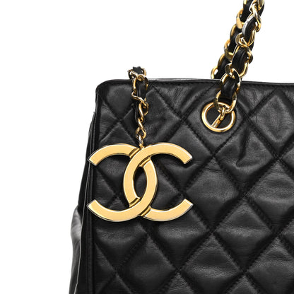 Chanel Lambskin Quilted Tote Black 8 of 12