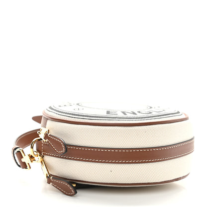 Burberry Canvas Calfskin Louise Bag Natural 4 of 10