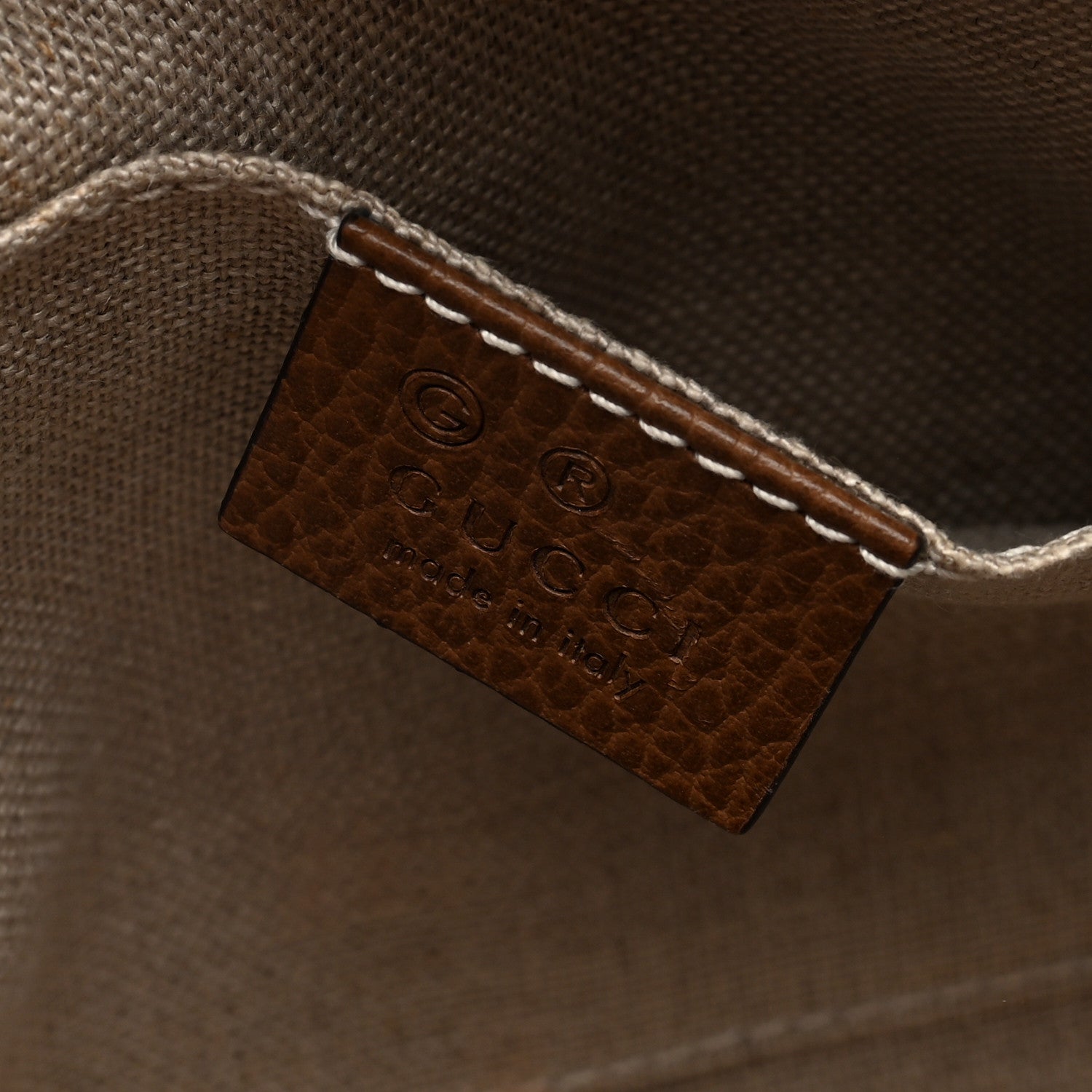 Gucci Monogram Mini Bree Messenger Bag Beige Tabacco 6 of 10