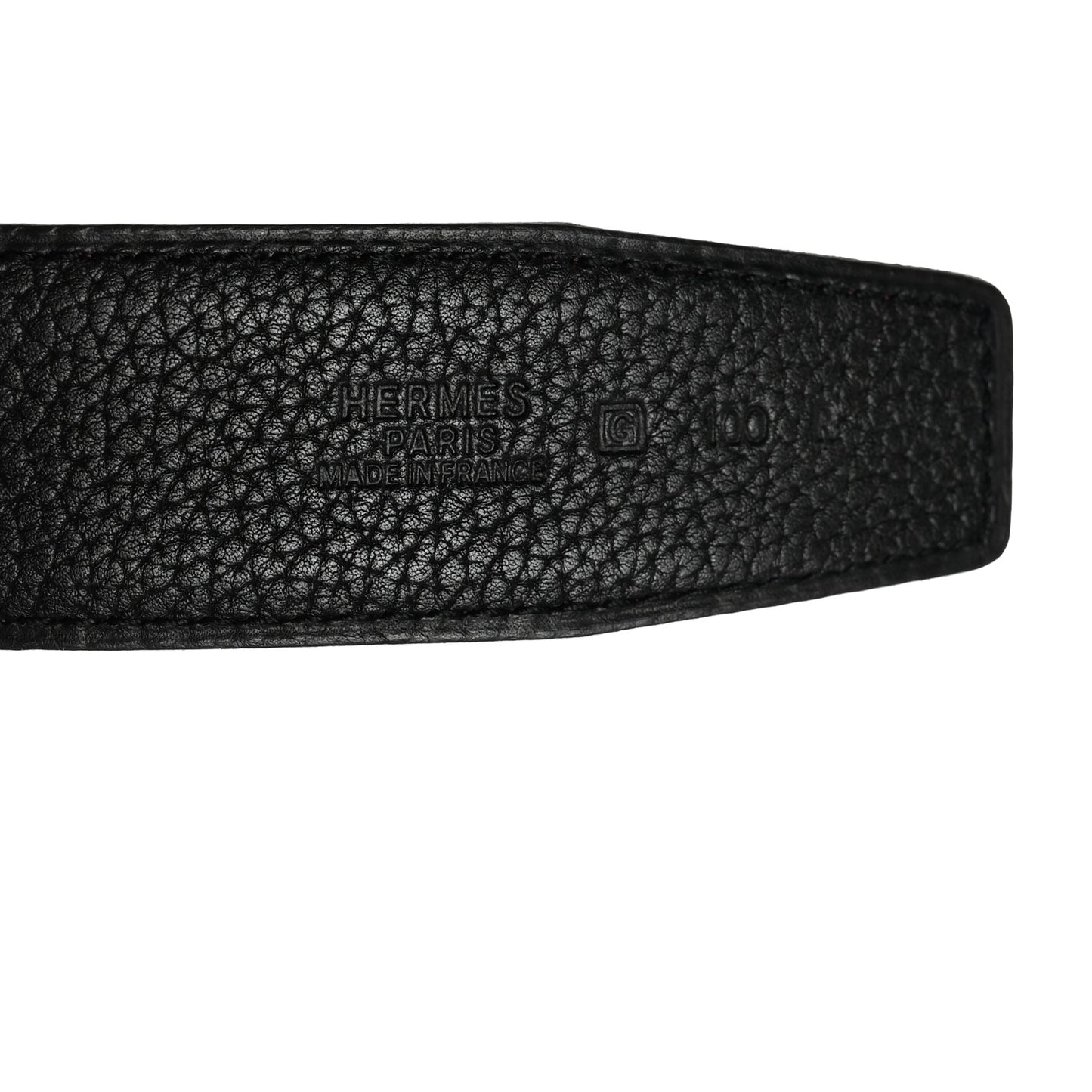 Togo Box 32mm Belt Strap 100 40 Black Rouge H