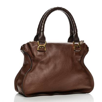 Chloe Calfskin Medium Marcie Satchel Ebony 3 of 9