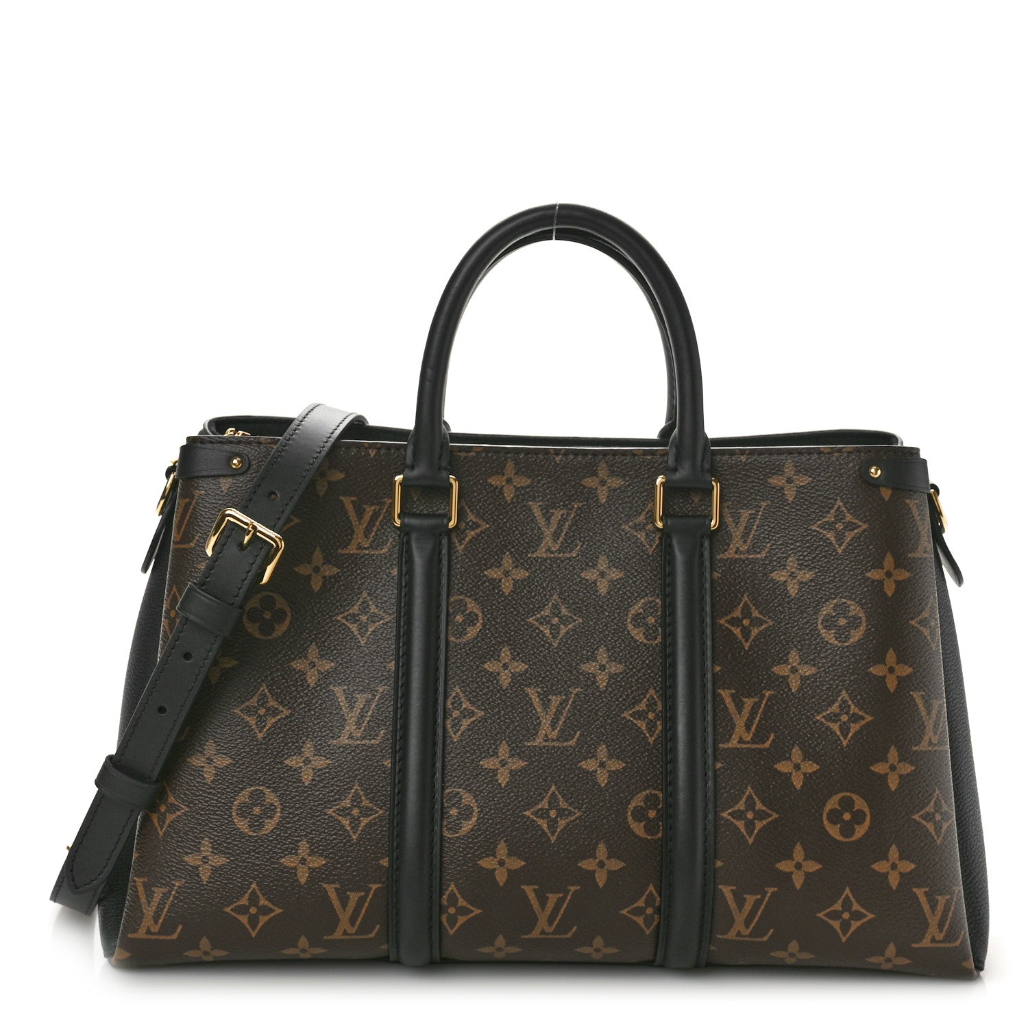 Louis Vuitton Monogram Soufflot MM Black 1 of 9