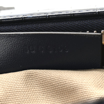 Givenchy Calfskin Crocodile Embossed Small Antigona Navy 7 of 11