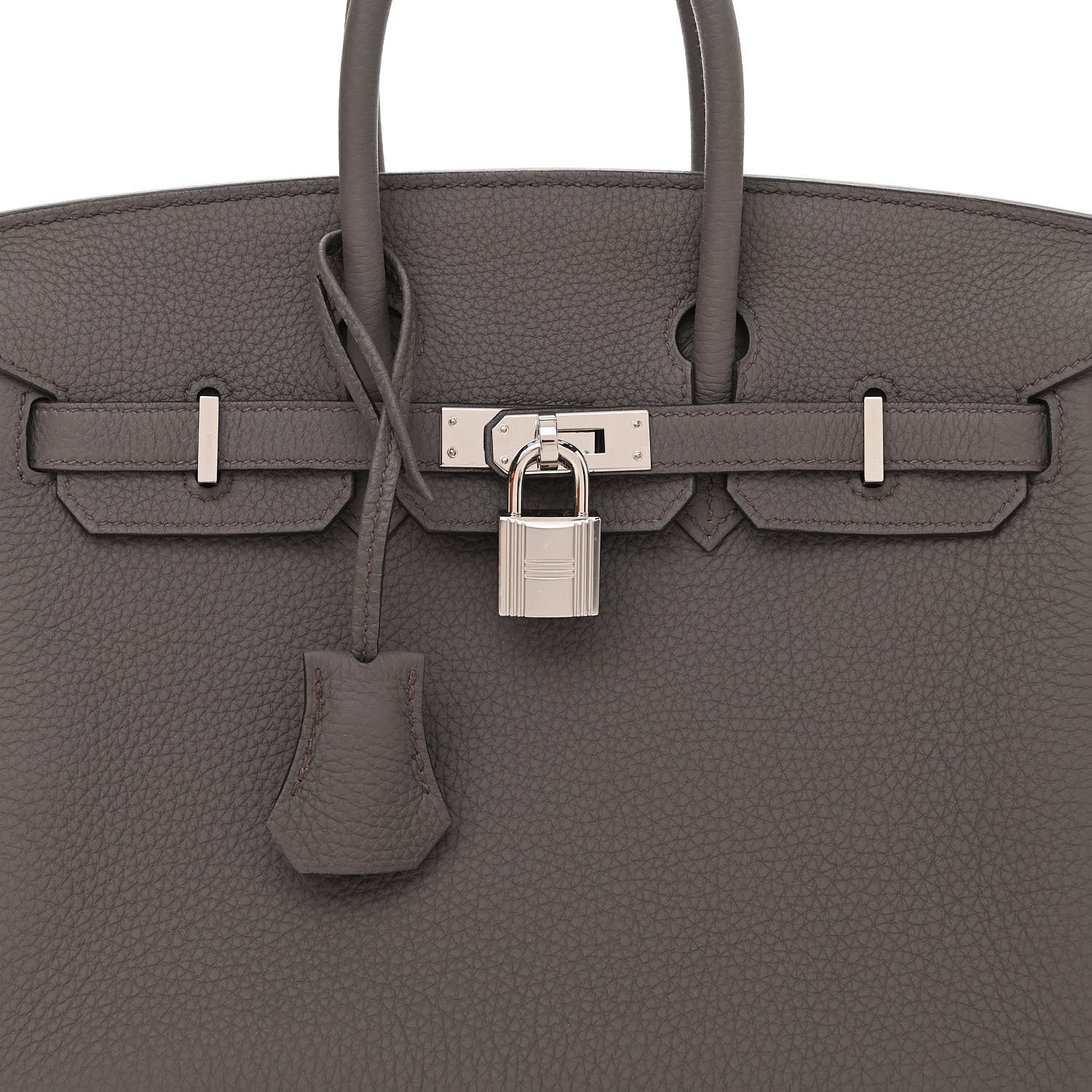 Hermes Togo Birkin 25 Etain 8 of 11