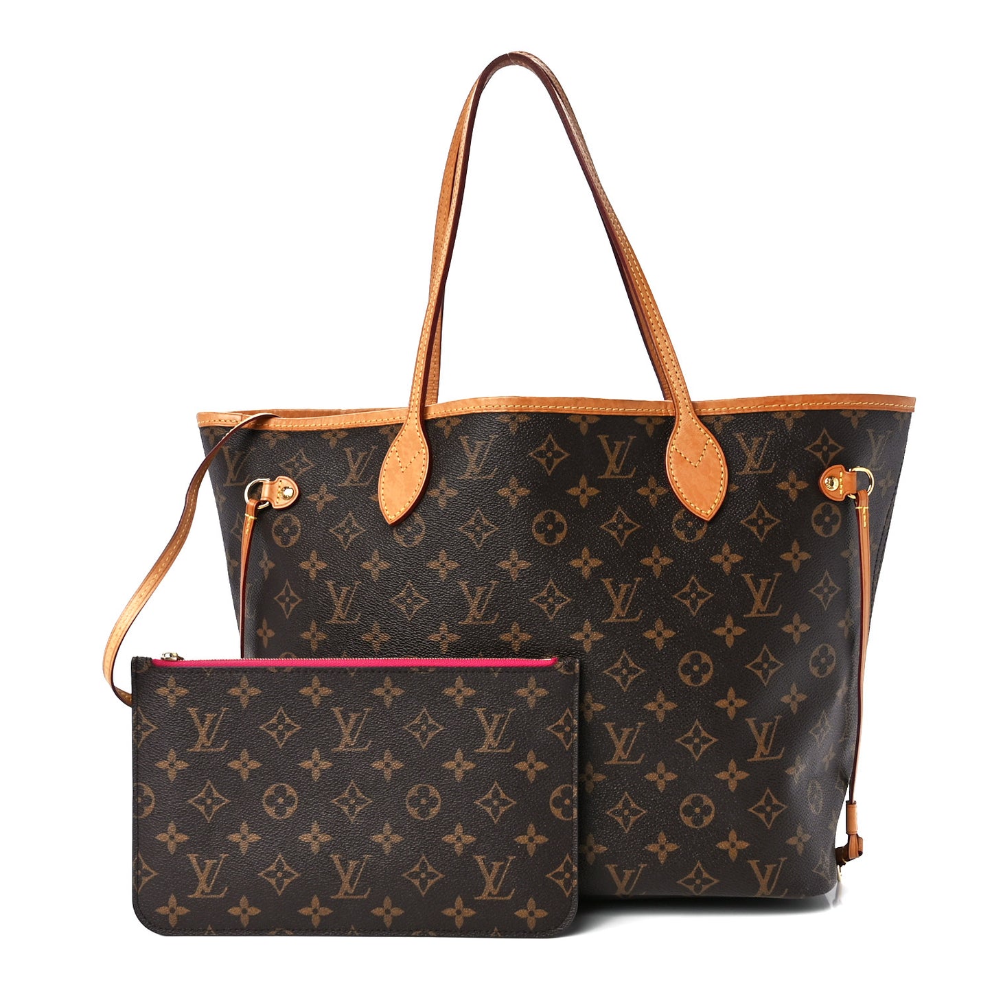 Monogram Neo Neverfull MM Fuchsia