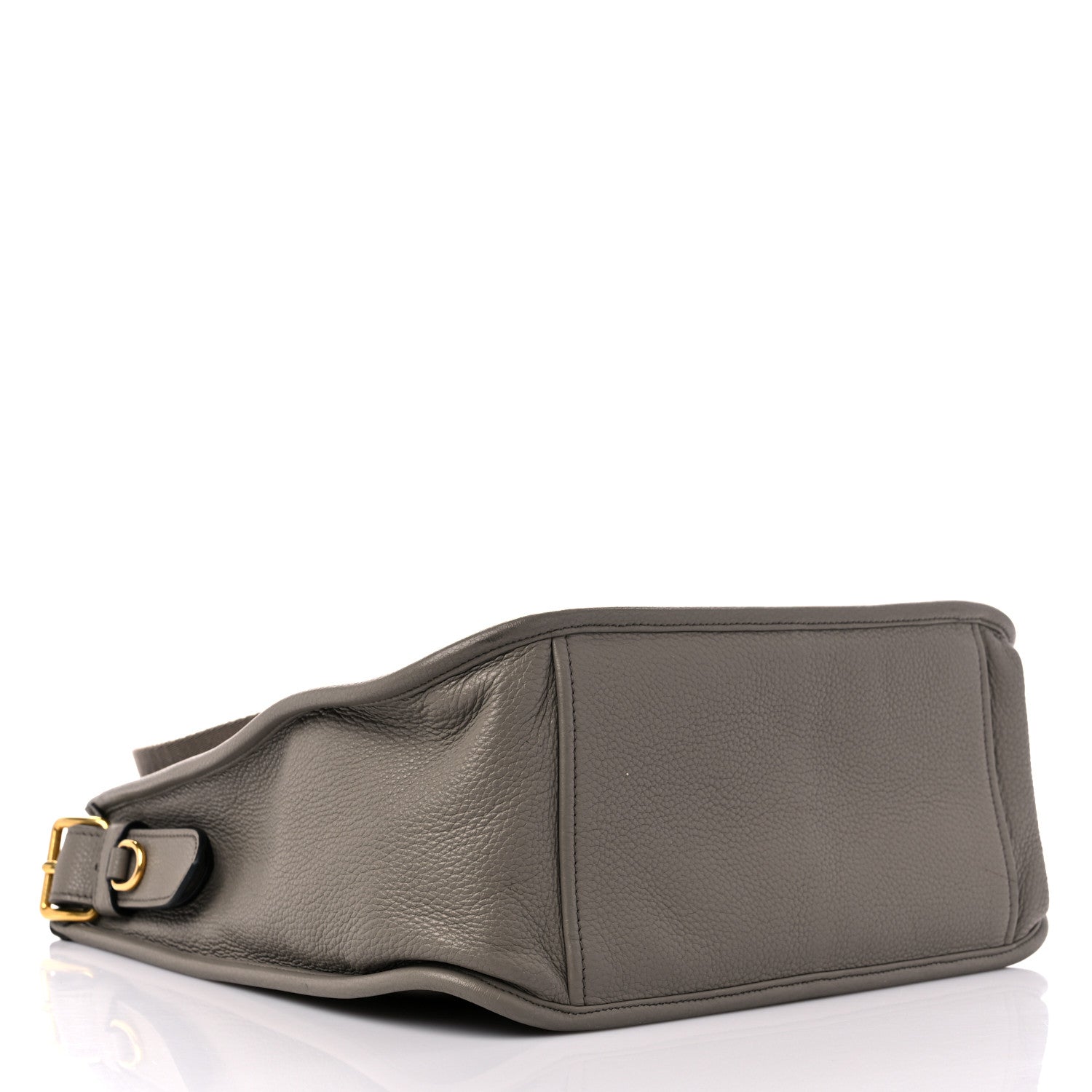 Prada Vitello Daino Messenger Hobo Argilla 3 of 10
