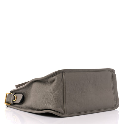 Prada Vitello Daino Messenger Hobo Argilla 3 of 10