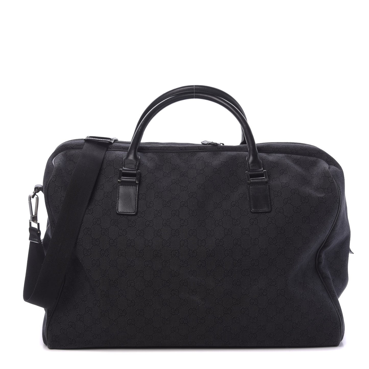 Denim Monogram Large Duffle Black
