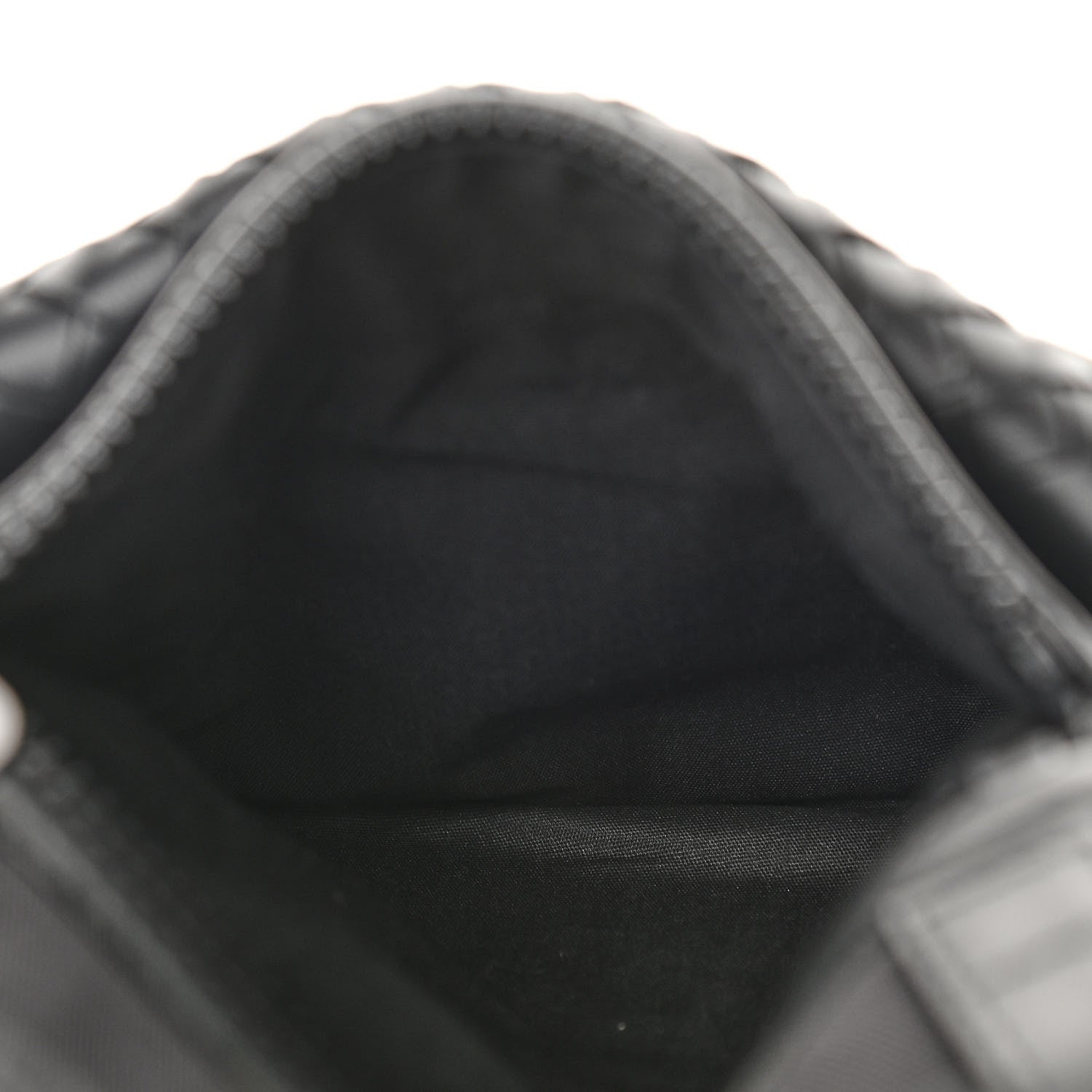 Bottega Veneta Nappa Intrecciato Nylon High Tech Crossbody Pouch Black 6 of 10