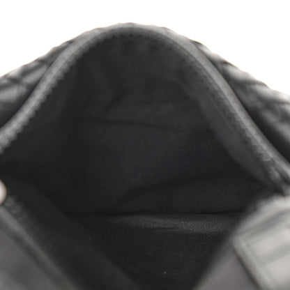 Bottega Veneta Nappa Intrecciato Nylon High Tech Crossbody Pouch Black 6 of 10