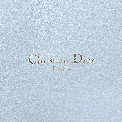 Christian Dior Grained Calfskin Saddle Chain Pouch Cloud Blue 7 of 12