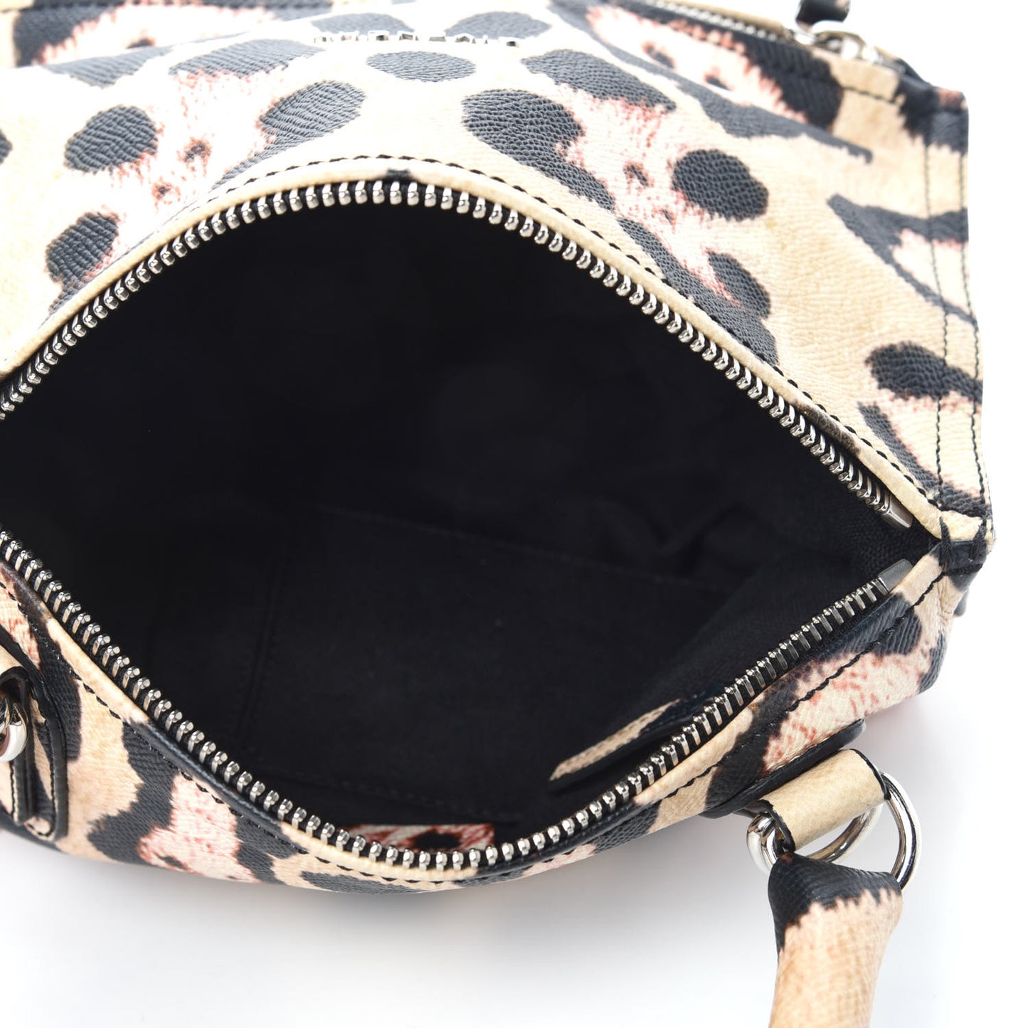 Calfskin Jaguar Print Small Pandora Multicolor