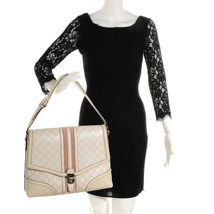 Gucci Guccissima Large Treasure Flap Off White 2 of 17
