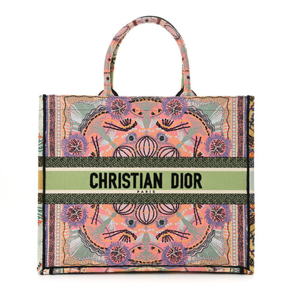 Christian Dior Canvas Embroidered Large In Lights Book Tote Multicolor 1 of 11