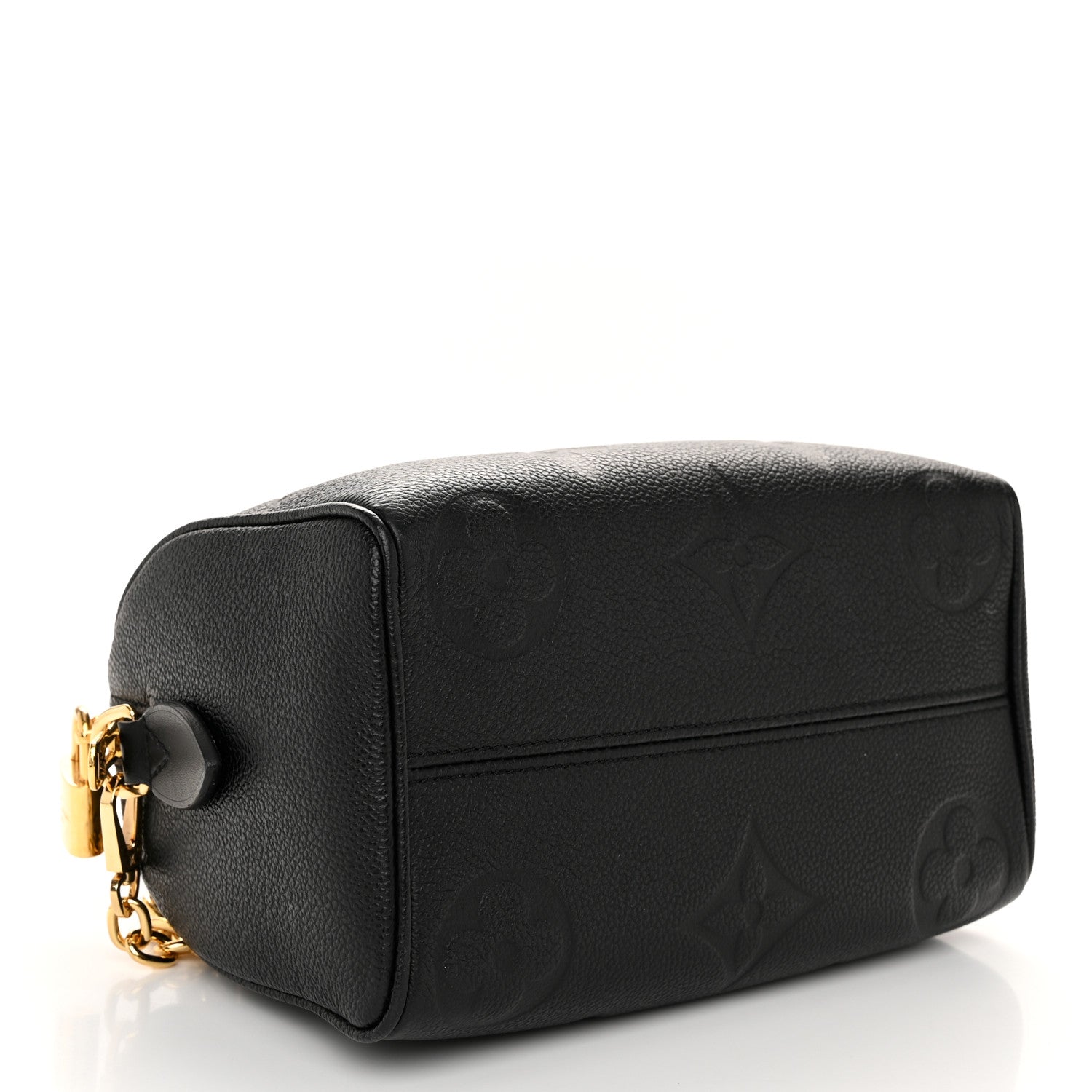 Louis Vuitton Empreinte Monogram Giant Speedy Bandouliere 20 Black 4 of 9