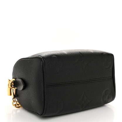 Louis Vuitton Empreinte Monogram Giant Speedy Bandouliere 20 Black 4 of 9