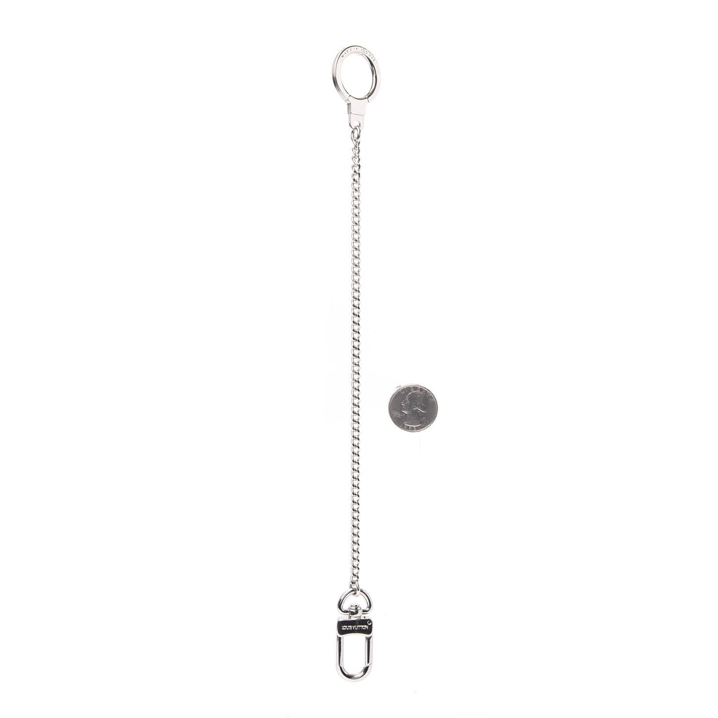 Pochette Extender Key Ring Chain Silver