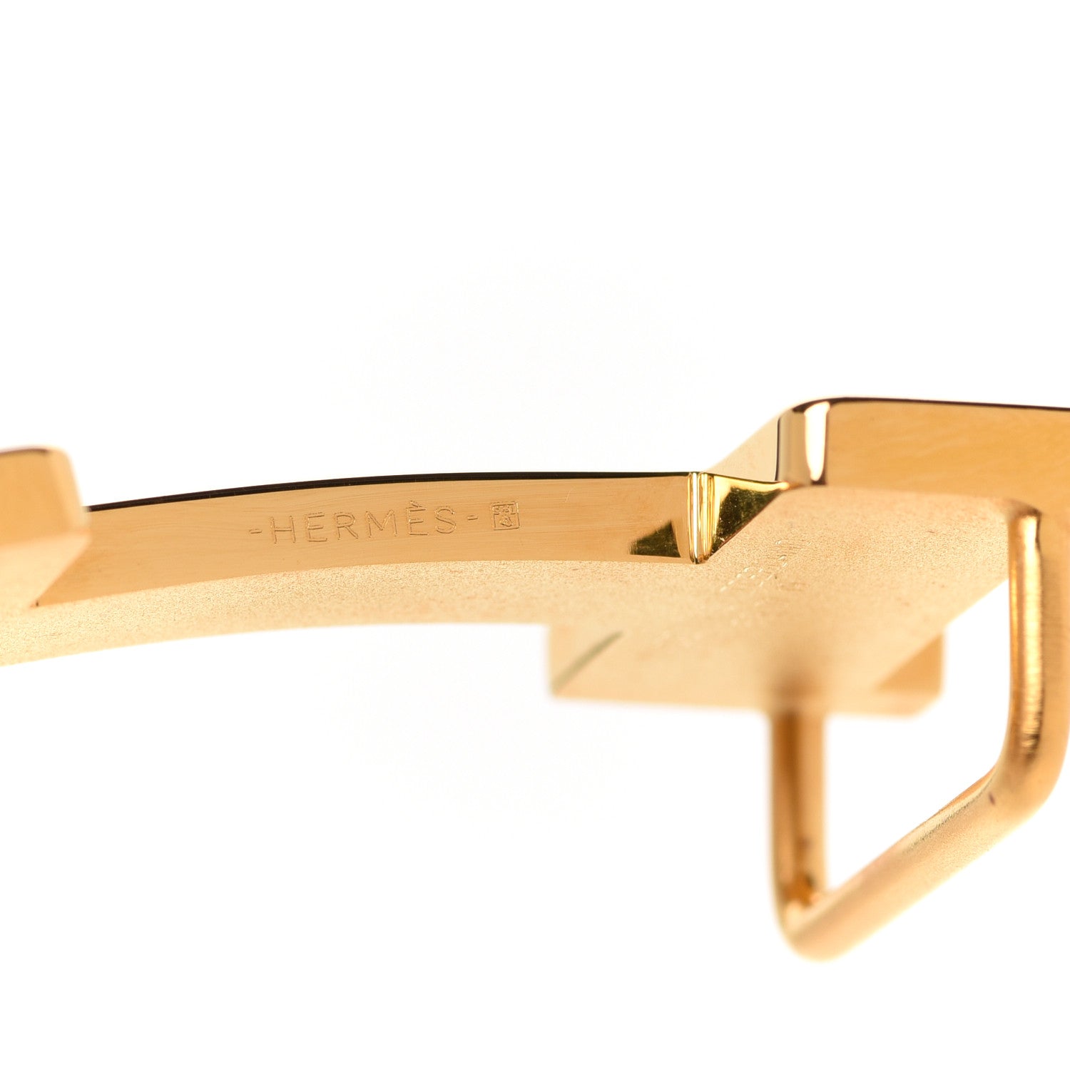 Hermes Swift Epsom 24mm Mini Constance H Belt 80 Black Gold 6 of 6
