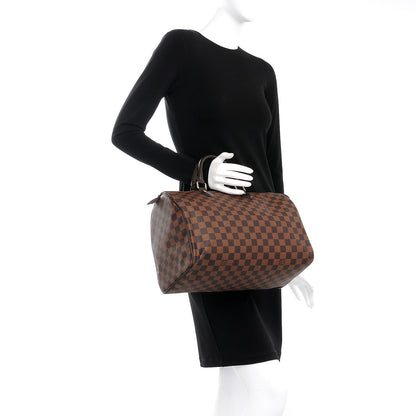 Louis Vuitton Damier Ebene Speedy 35 2 of 8