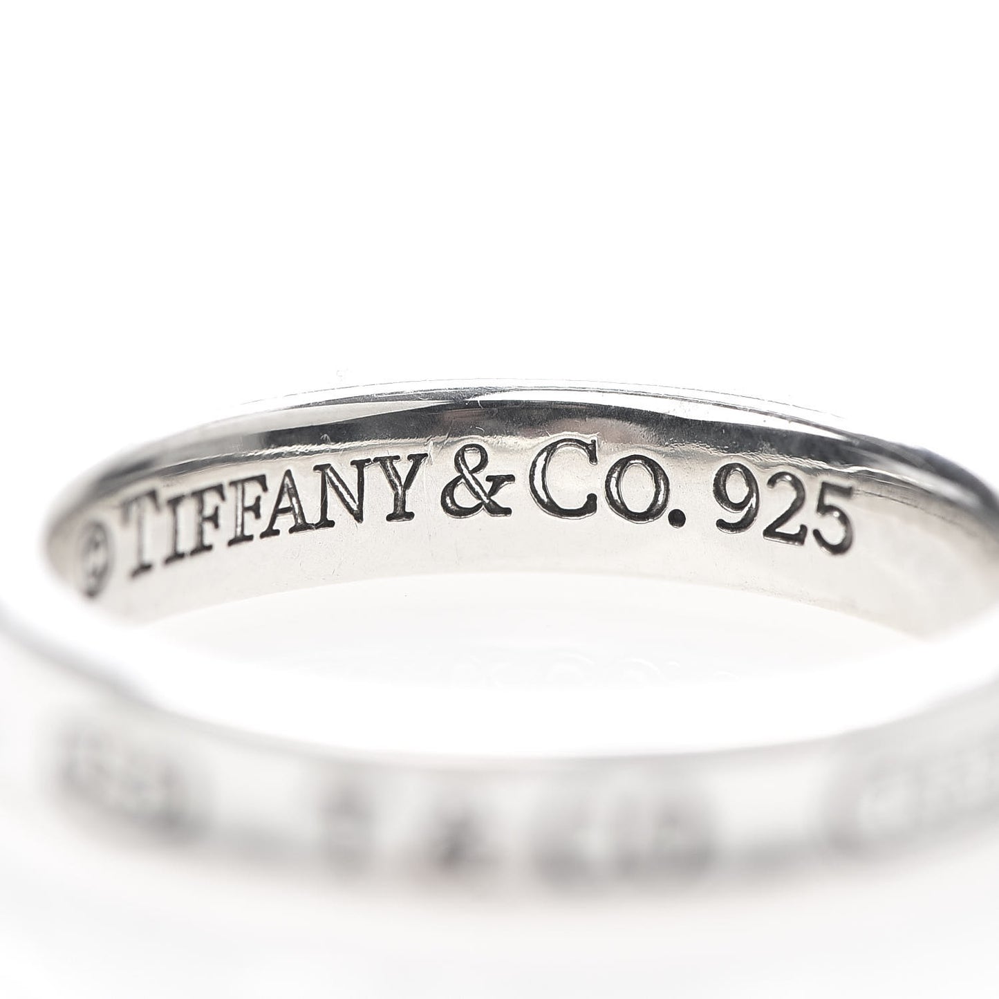 Sterling Silver Narrow 1837 Band Ring 54 7