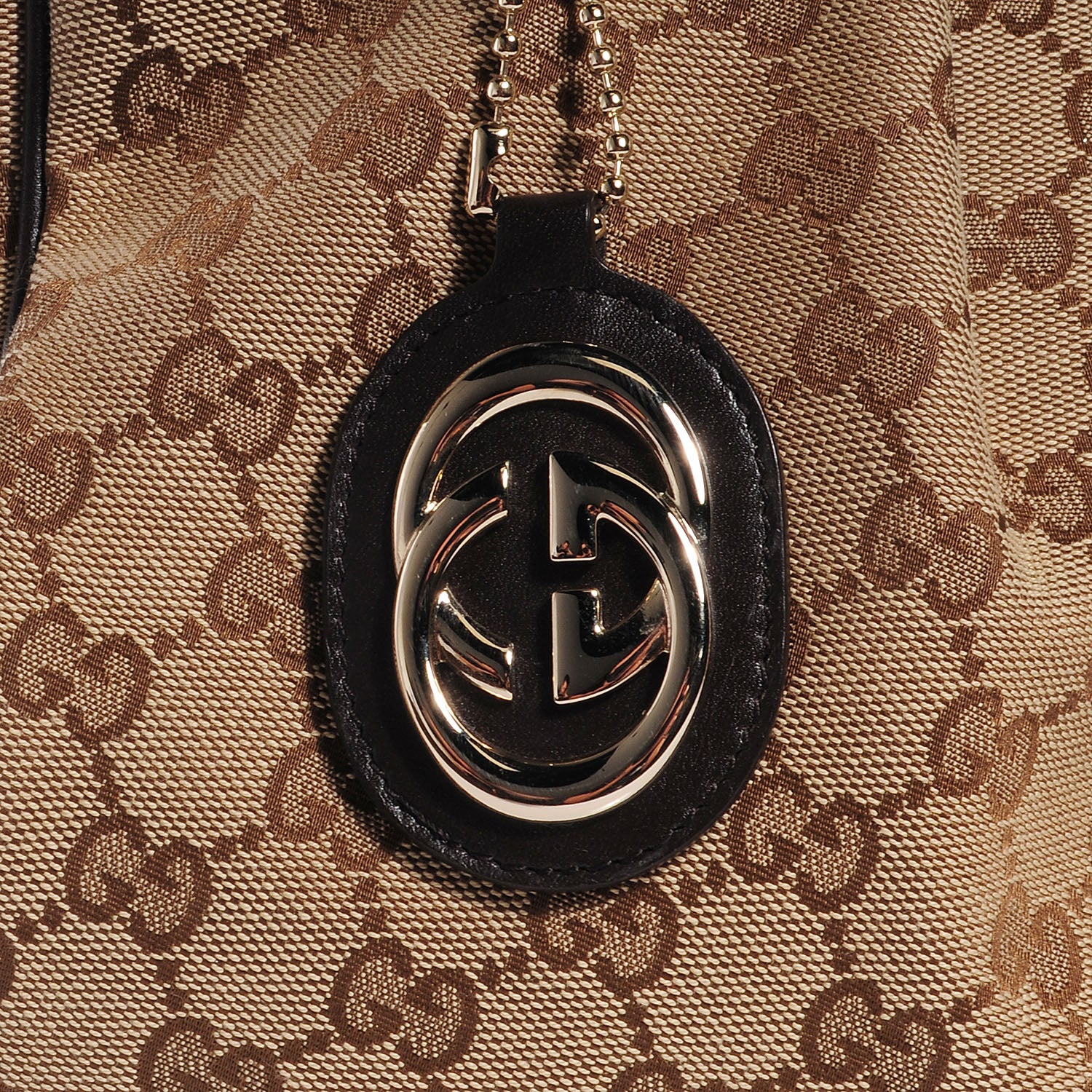 Gucci Monogram Large Sukey Tote Dark Brown 6 of 8