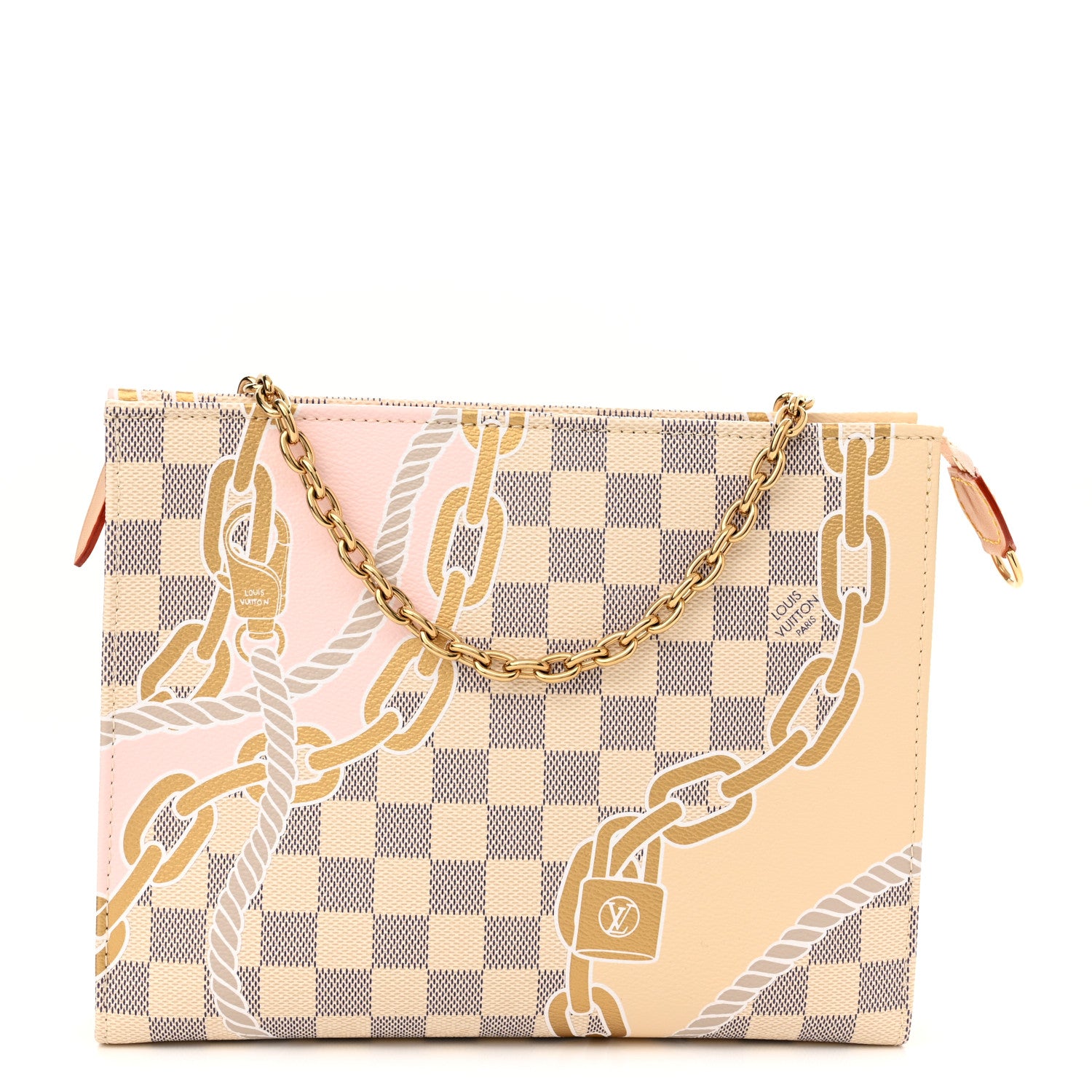 Louis Vuitton Damier Azur Nautical Toiletry Pouch On Chain 1 of 9