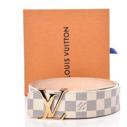 Louis Vuitton Damier Azur LV Initiales Belt 95 38 12 of 12