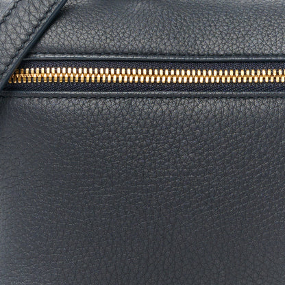 Loro Piana Grained Calfskin L19 Extra Pocket Pouch Navy 7 of 9