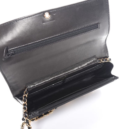 Chanel Caviar Wallet On Chain WOC Black 5 of 9