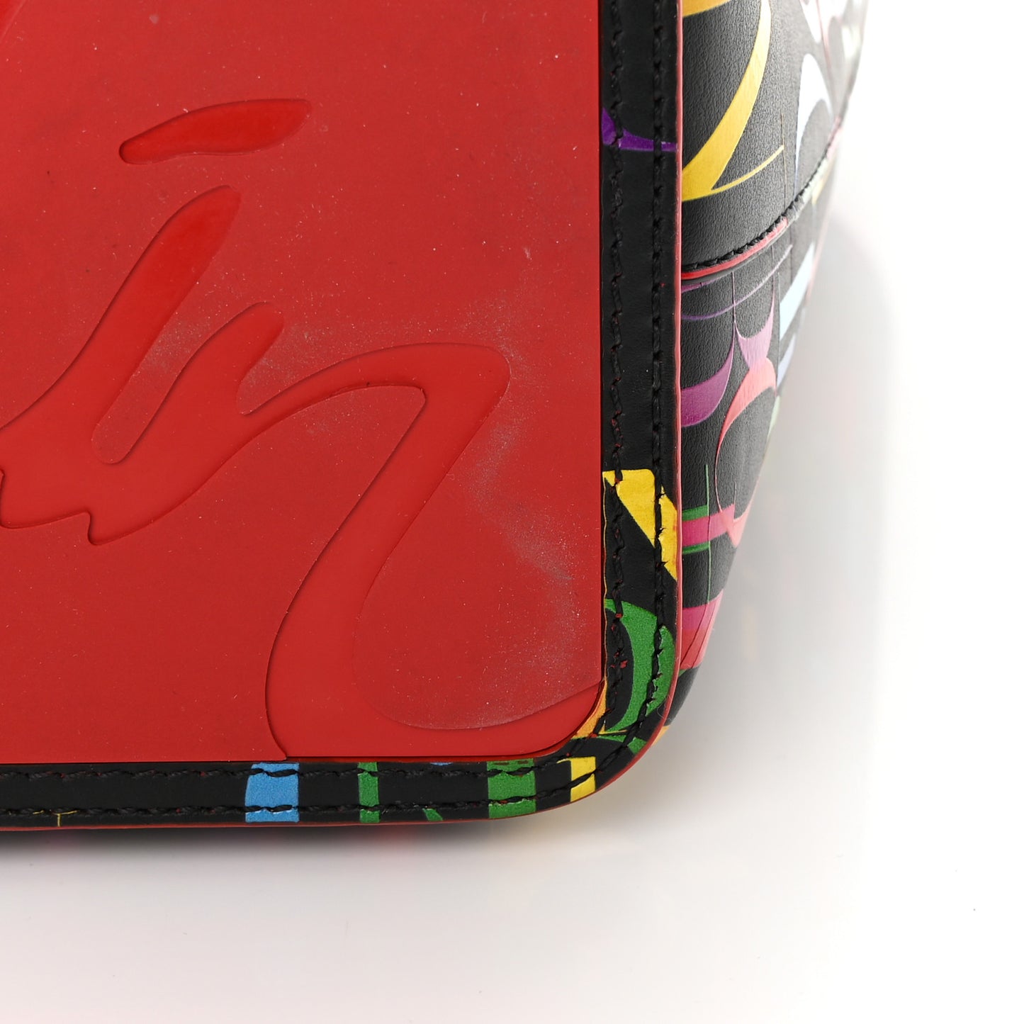 Calfskin ABC Small East West Cabata Tote Multicolor