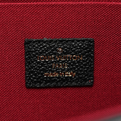 Louis Vuitton Empreinte Monogram Giant Felicie Pochette Black Beige 7 of 12