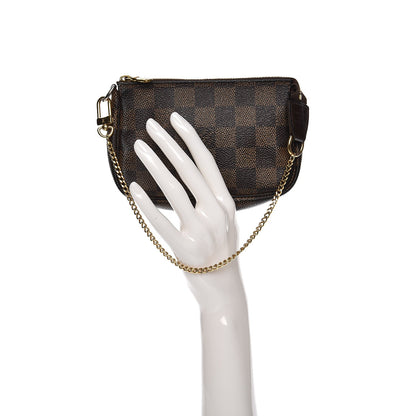 Louis Vuitton Damier Ebene Mini Pochette Accessories 2 of 12