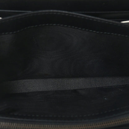 Gucci Calfskin Matelasse GG Marmont Chain Wallet Black 6 of 8