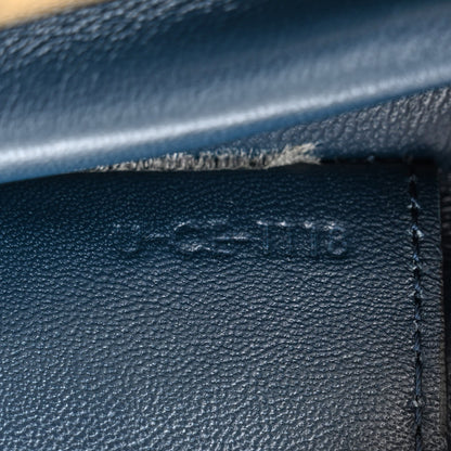 Celine Lizard Mini Clasp Bag Blue 7 of 10