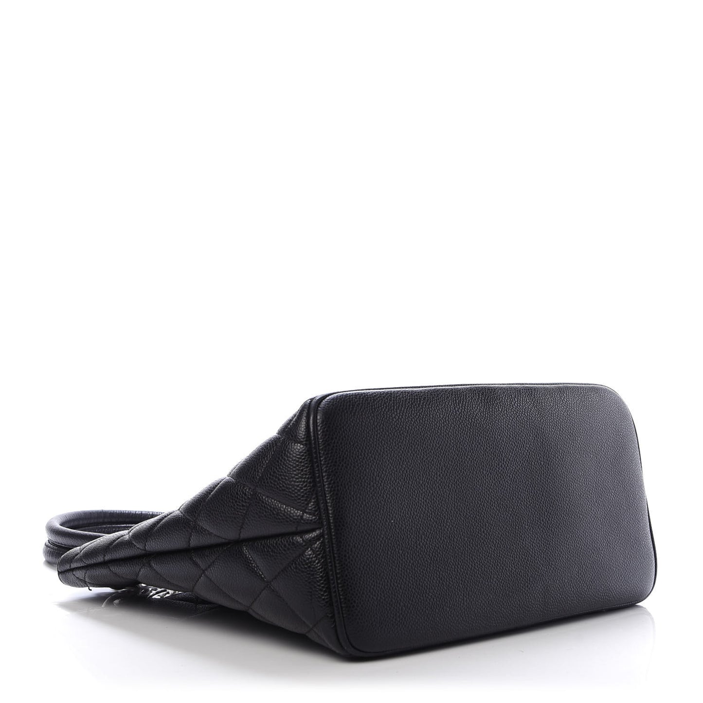 Caviar Quilted Medallion Tote Black