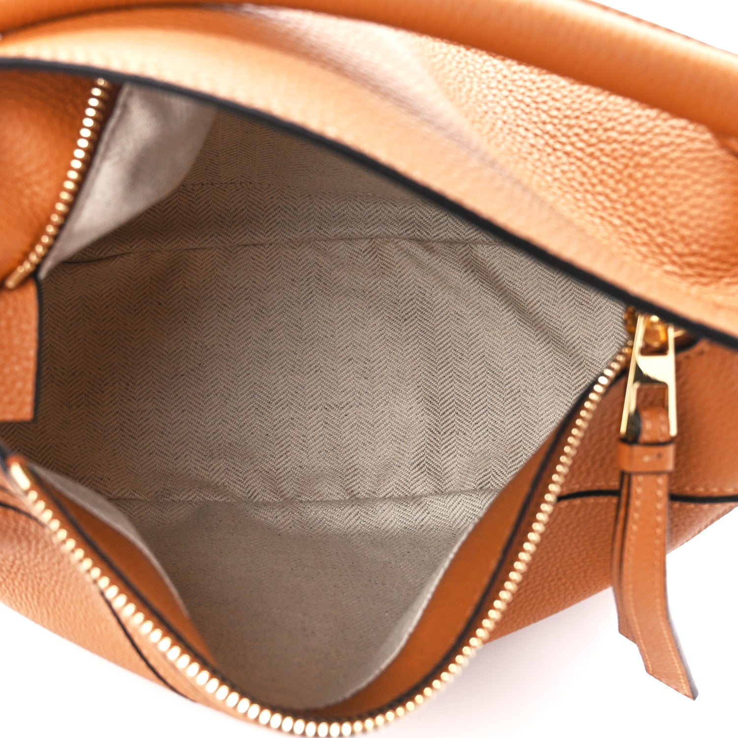 Loewe Grained Calfskin Small Puzzle Bag Tan 8 of 23