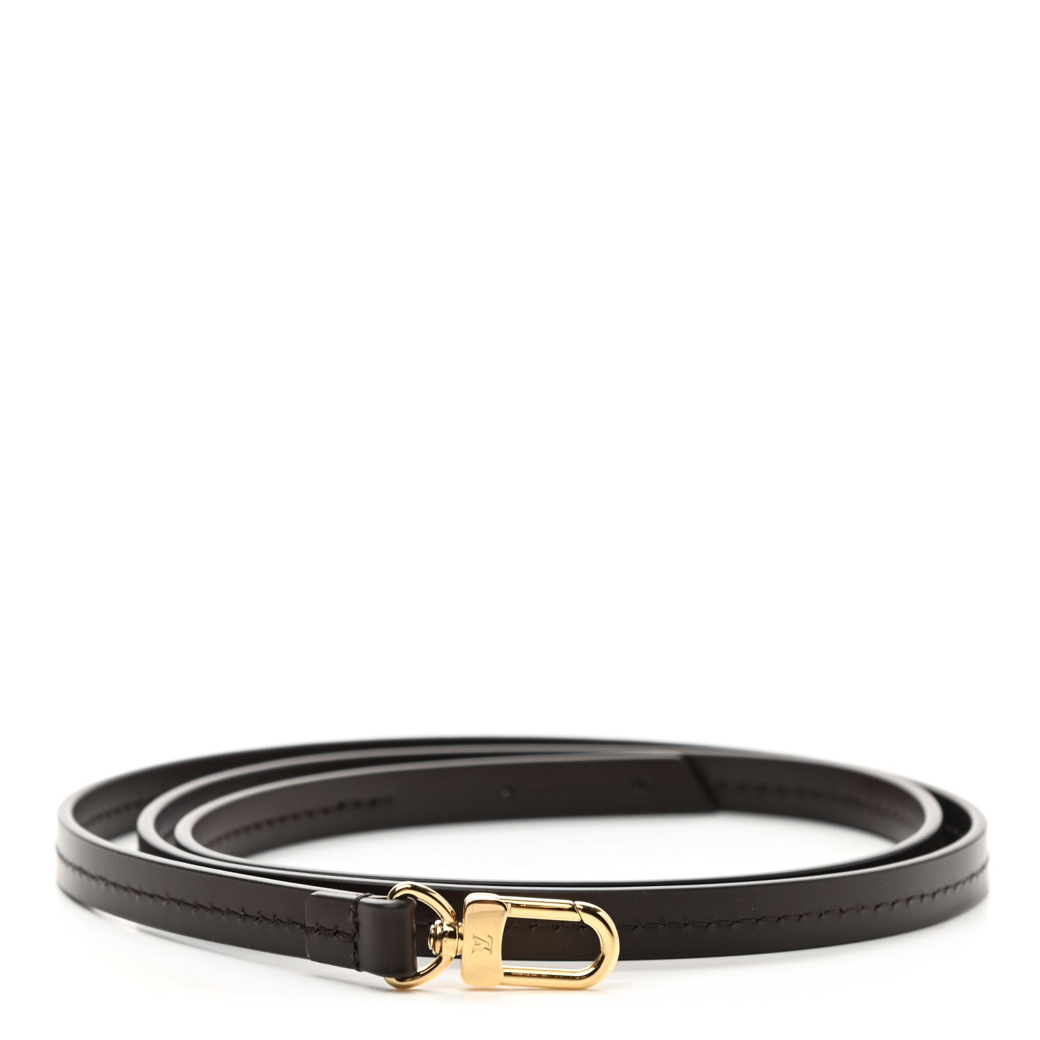 Louis Vuitton Calfskin 12mm Favorite Long Strap Brown 1 of 3