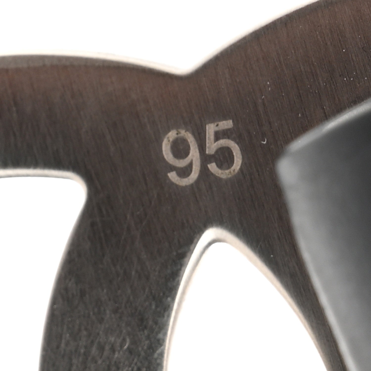 Chanel Calfskin CC Reversible Belt 95 Black Burgundy 4 of 4