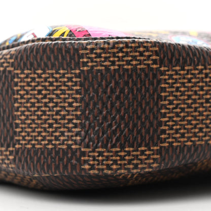 Louis Vuitton Damier Ebene 2020 Christmas Animation Big Wheel Mini Pochette Accessories Rose Ballerine 9 of 11
