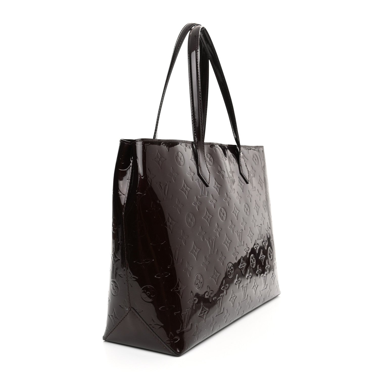 Louis Vuitton Vernis Wilshire MM Amarante 3 of 9
