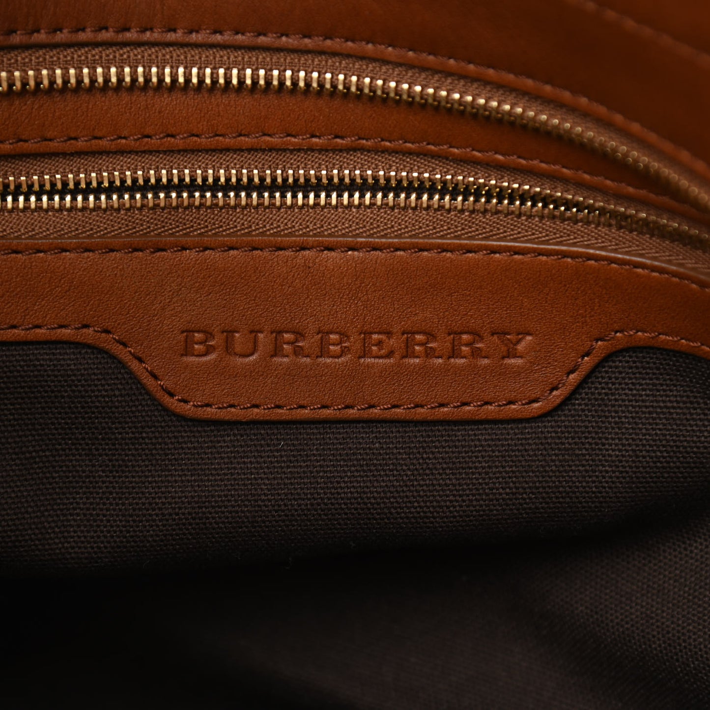 Smoked Check Tote Bag Brown