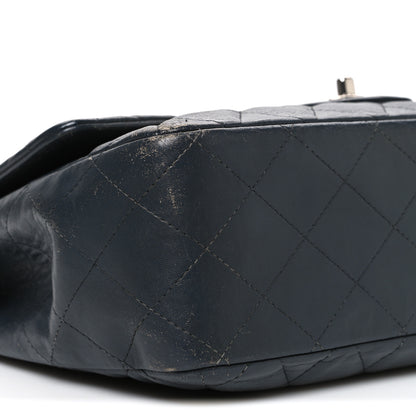 Chanel Lambskin Quilted Jumbo Single Flap Grey 9 of 12