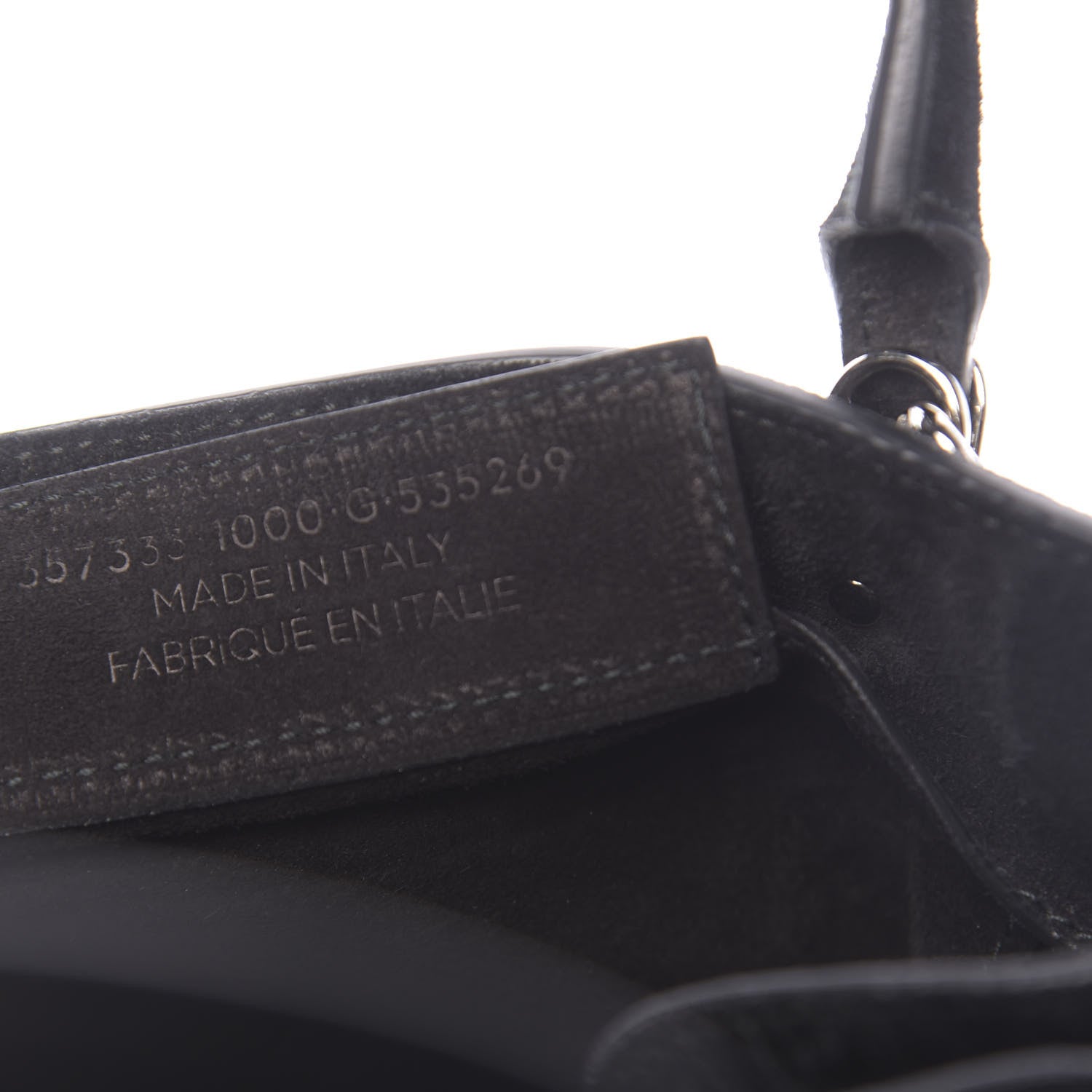 Balenciaga Baby Daim Suede Papier Mini A4 Zip Around Tote Black 7 of 12