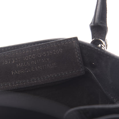 Balenciaga Baby Daim Suede Papier Mini A4 Zip Around Tote Black 7 of 12